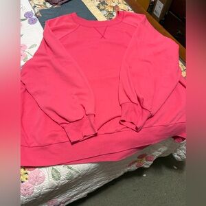 Lane Bryant Livi Bright Pink Top